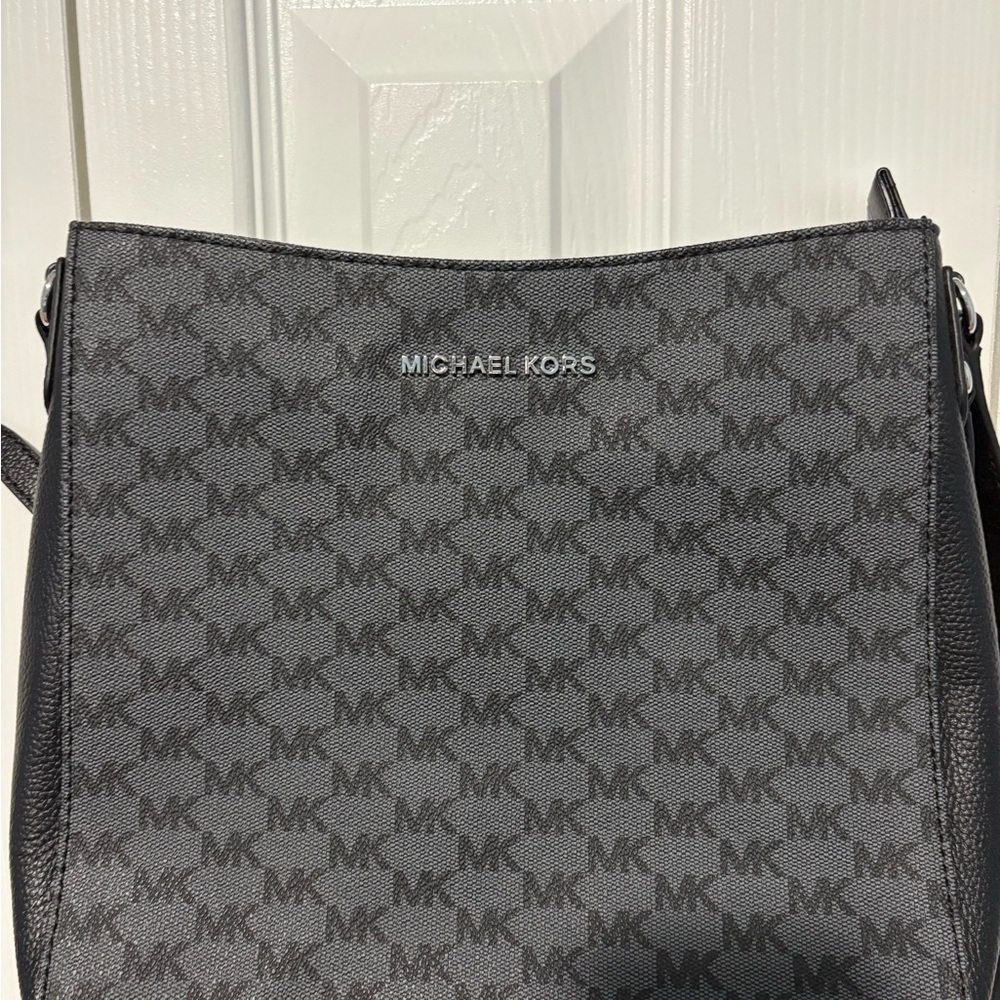 Michael Kors Black Monogram Crossbody Bag
